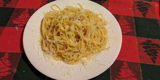 Paste carbonara: reteta originala italiana spaghete carbonara adica spaghetti alla carbonara