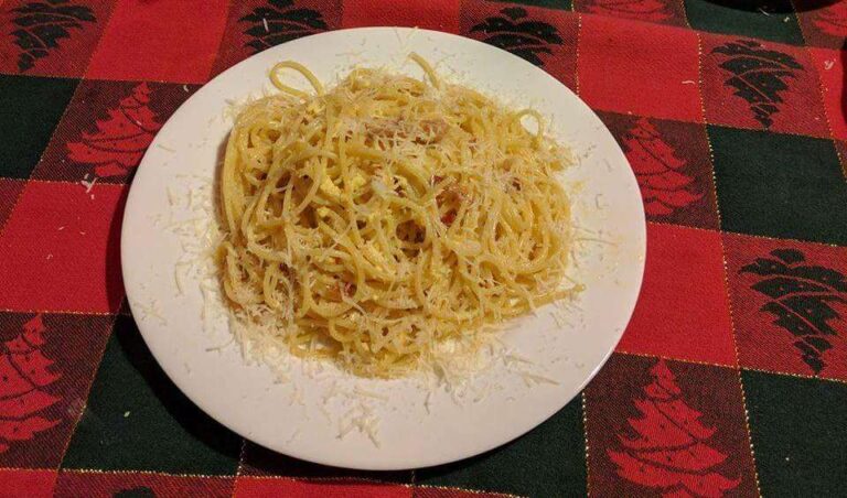 Paste (spaghete) carbonara: reteta originala italiana